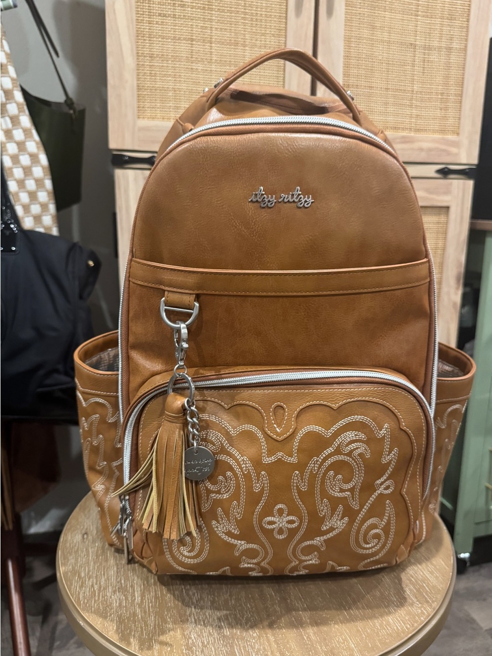 Babylist x Itzy Ritzy Saddle Boss Plus Large Diaper Bag Backpack
